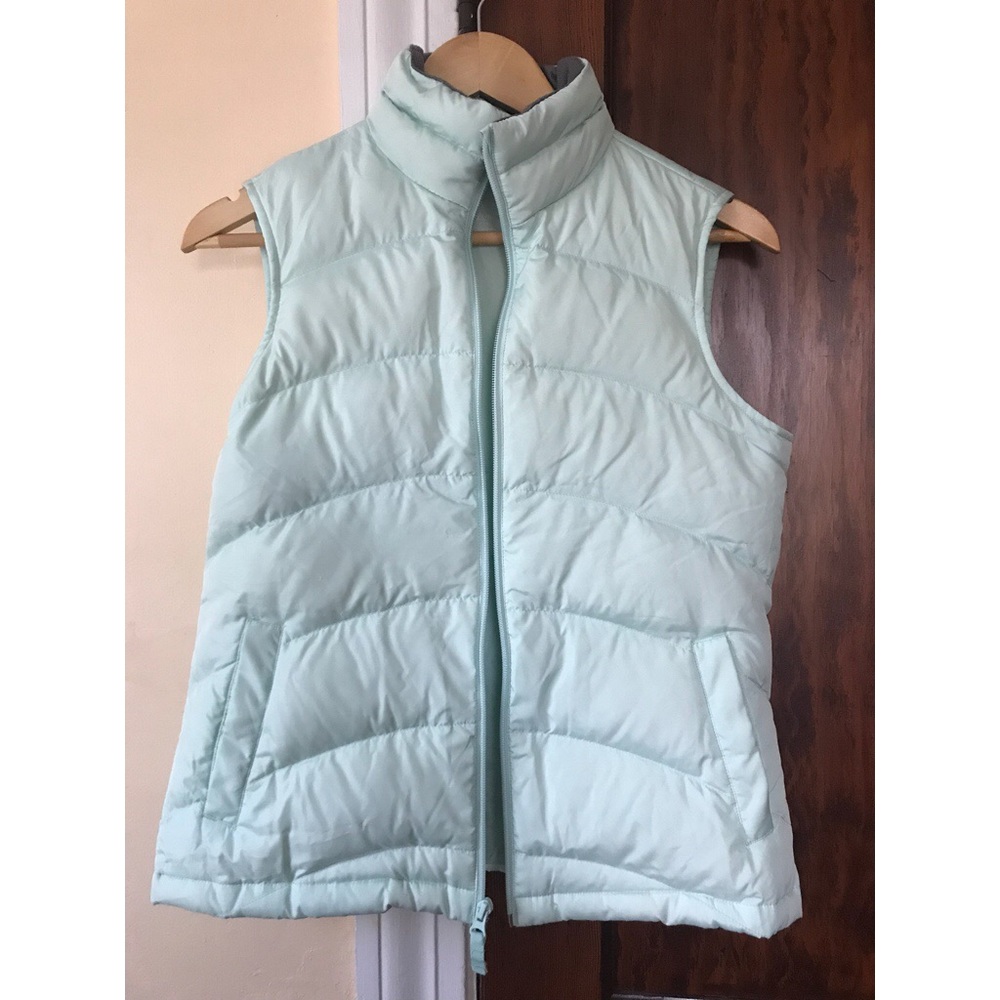 💥CLOSING SALE💥 Land’s end puffer vest aqua blue